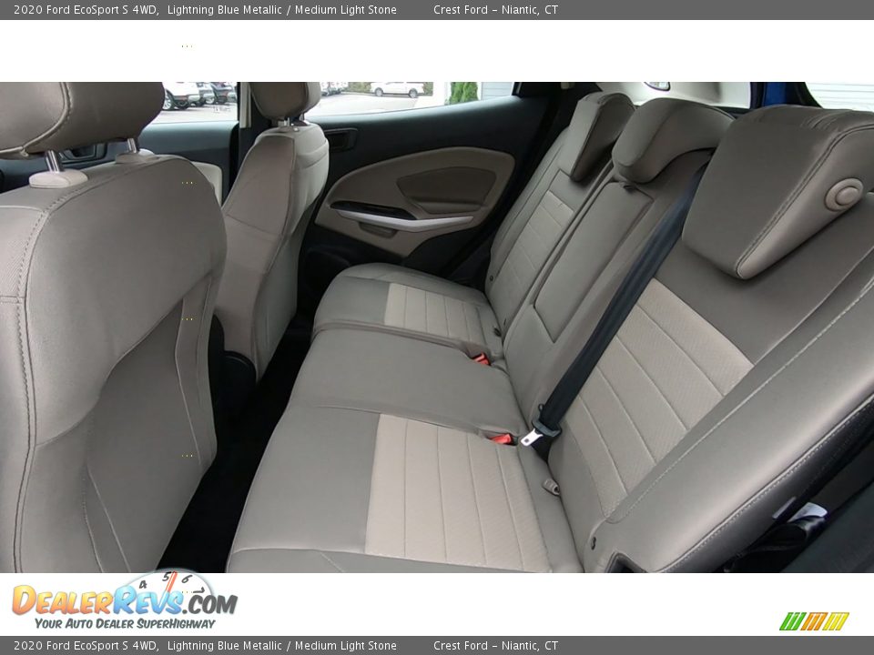 2020 Ford EcoSport S 4WD Lightning Blue Metallic / Medium Light Stone Photo #18