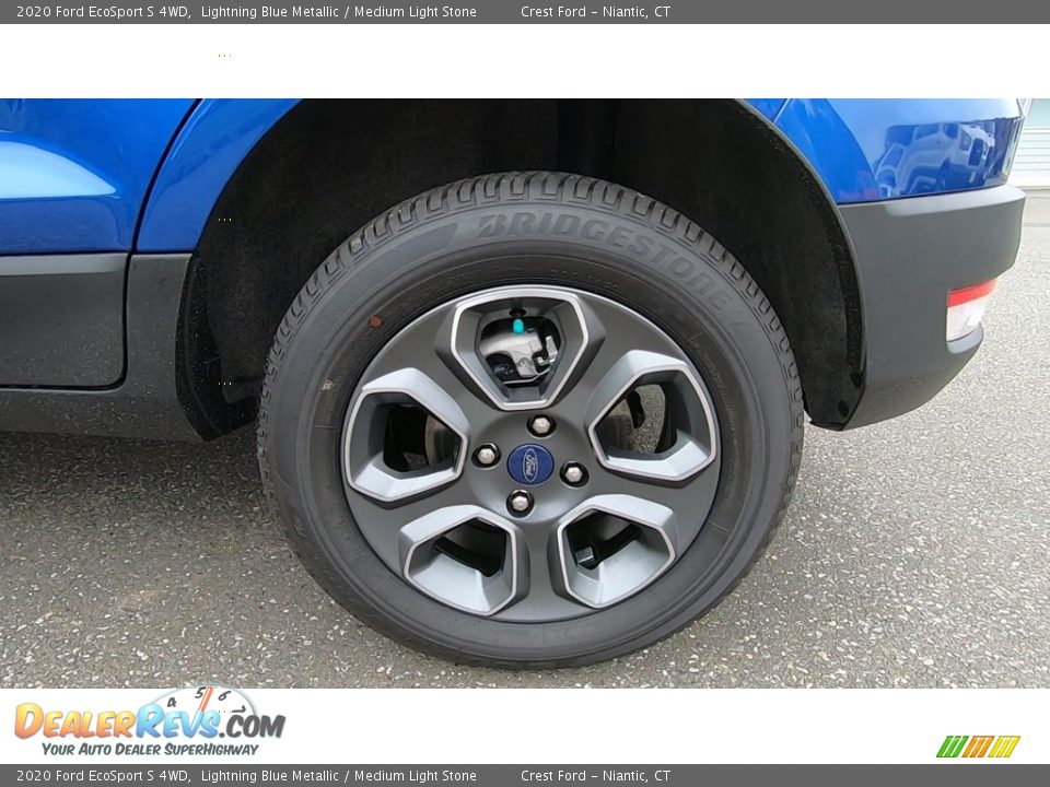 2020 Ford EcoSport S 4WD Lightning Blue Metallic / Medium Light Stone Photo #20