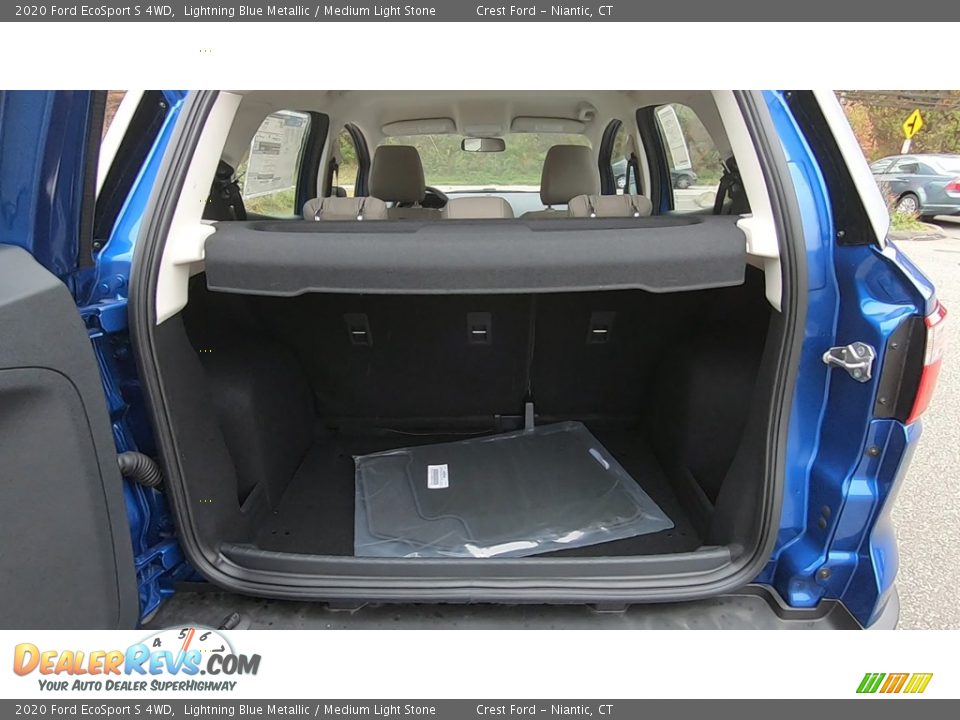 2020 Ford EcoSport S 4WD Lightning Blue Metallic / Medium Light Stone Photo #21