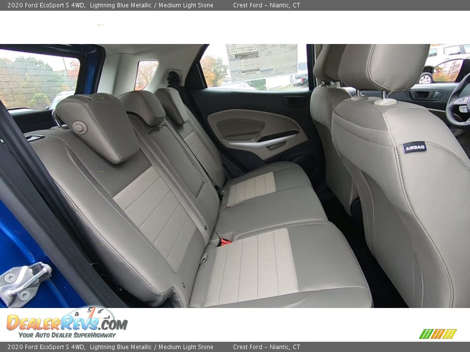 2020 Ford EcoSport S 4WD Lightning Blue Metallic / Medium Light Stone Photo #22