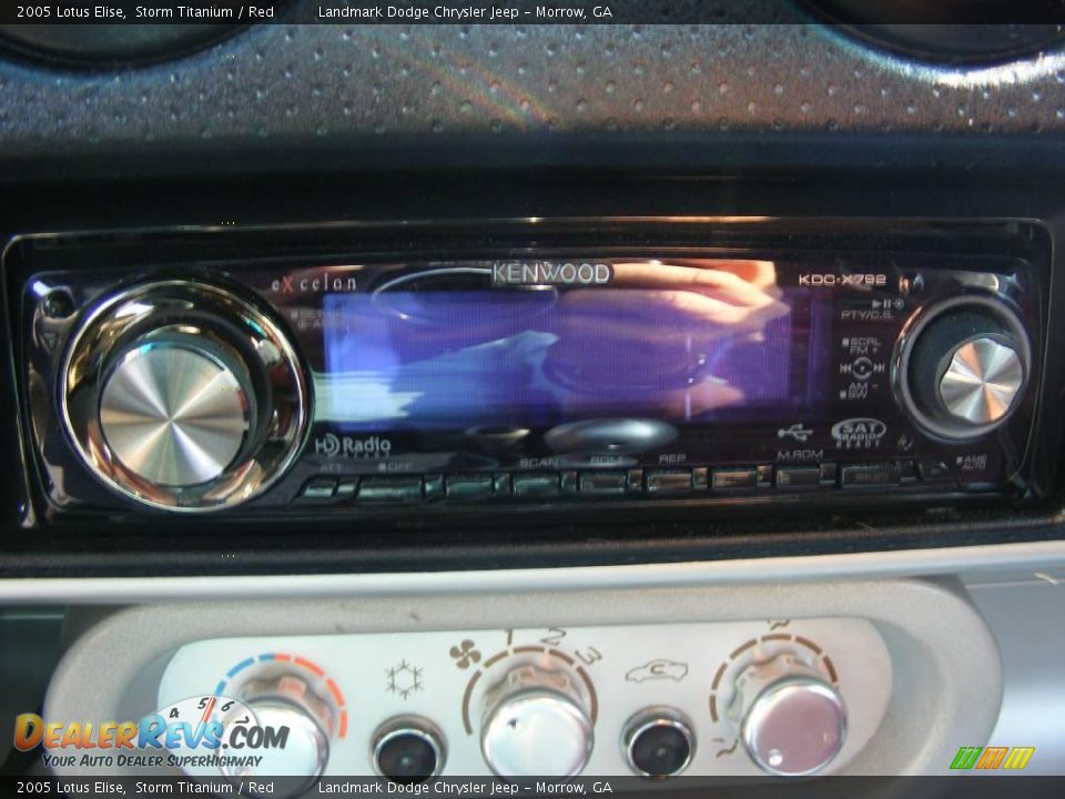 2005 Lotus Elise Storm Titanium / Red Photo #17