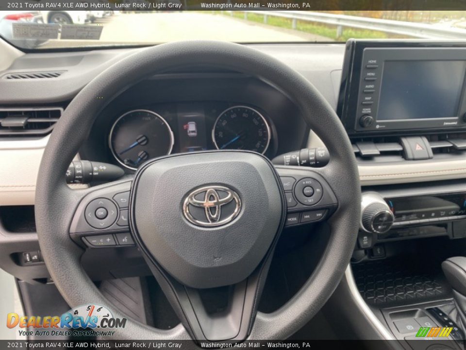 2021 Toyota RAV4 XLE AWD Hybrid Steering Wheel Photo #6