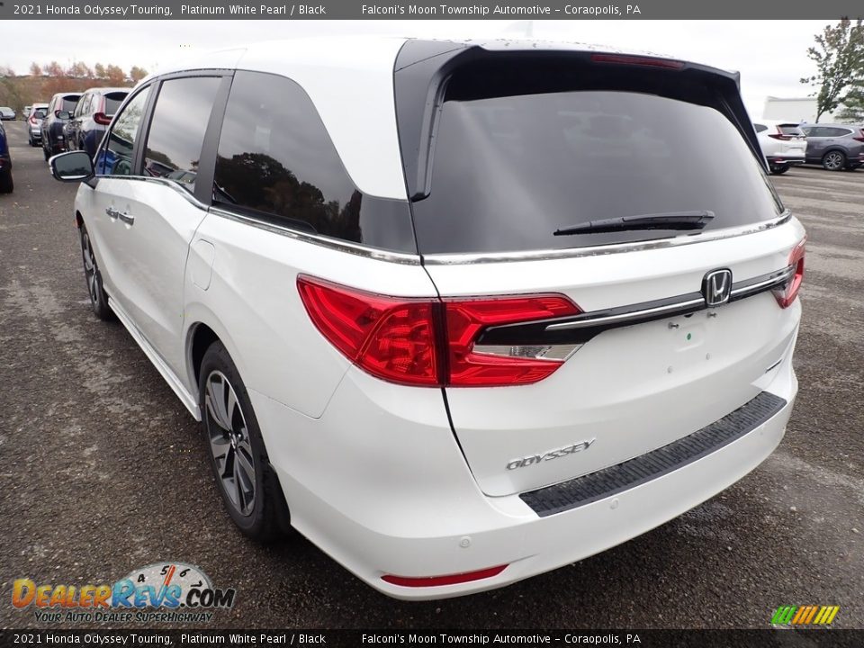 2021 Honda Odyssey Touring Platinum White Pearl / Black Photo #3