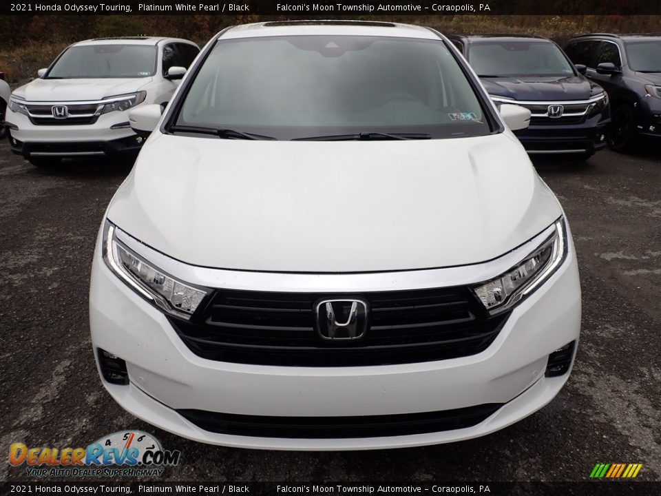 2021 Honda Odyssey Touring Platinum White Pearl / Black Photo #7