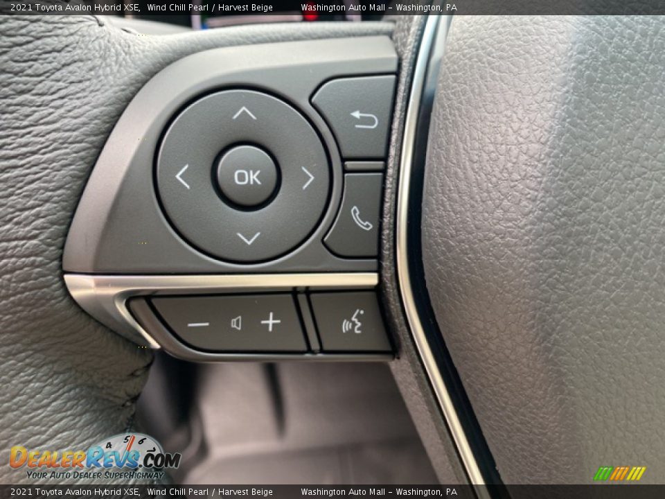 2021 Toyota Avalon Hybrid XSE Steering Wheel Photo #7