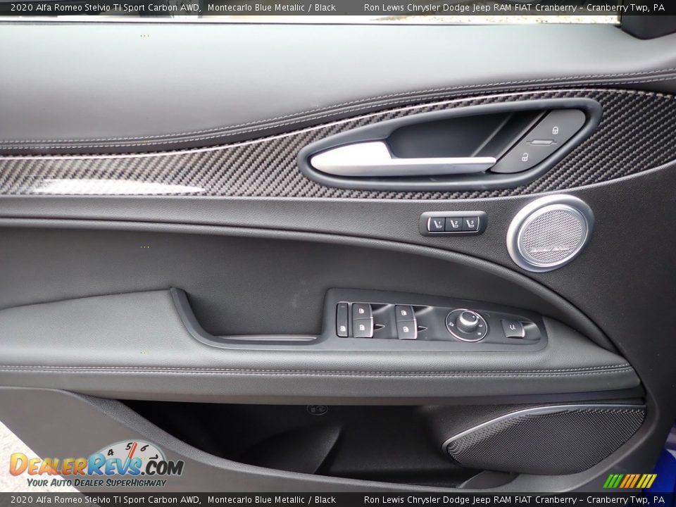 Door Panel of 2020 Alfa Romeo Stelvio TI Sport Carbon AWD Photo #15