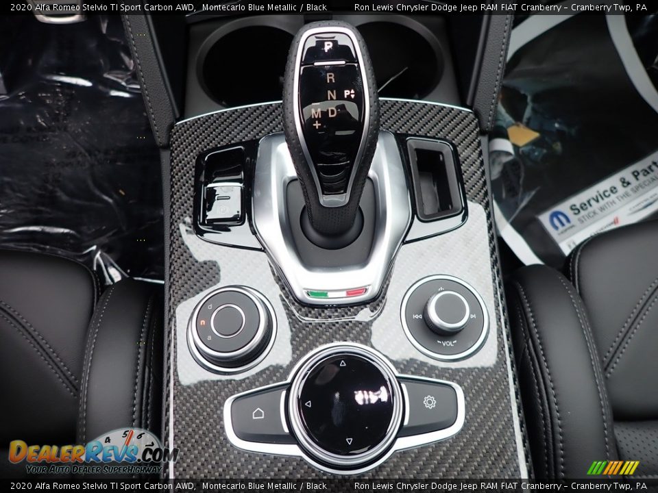 2020 Alfa Romeo Stelvio TI Sport Carbon AWD Shifter Photo #17