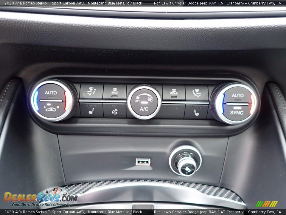 Controls of 2020 Alfa Romeo Stelvio TI Sport Carbon AWD Photo #18