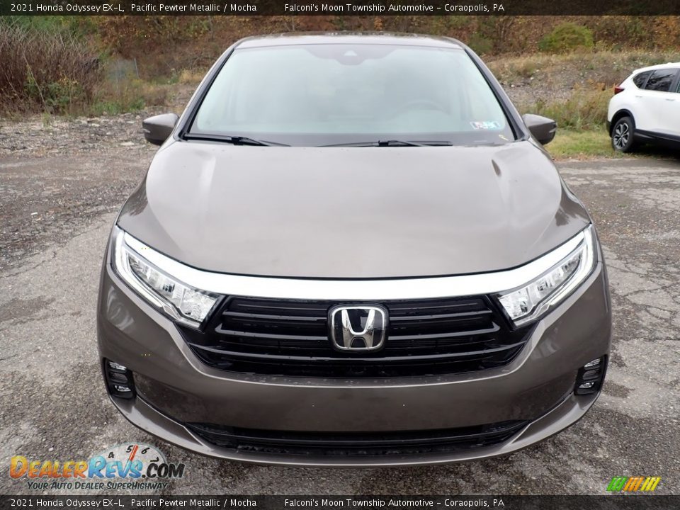 2021 Honda Odyssey EX-L Pacific Pewter Metallic / Mocha Photo #7