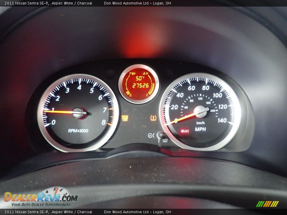 2011 Nissan Sentra SE-R Gauges Photo #33