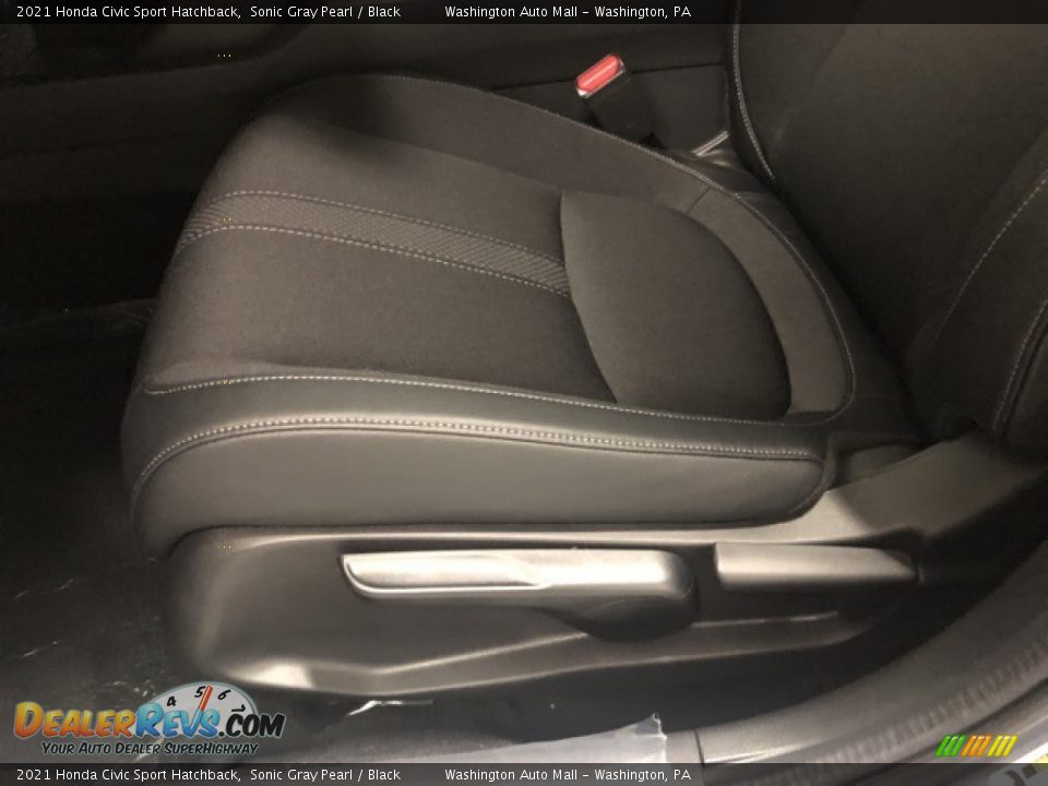 2021 Honda Civic Sport Hatchback Sonic Gray Pearl / Black Photo #8