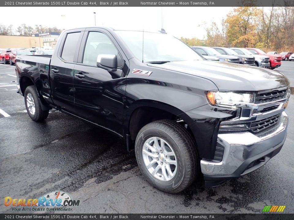 Black 2021 Chevrolet Silverado 1500 LT Double Cab 4x4 Photo #8