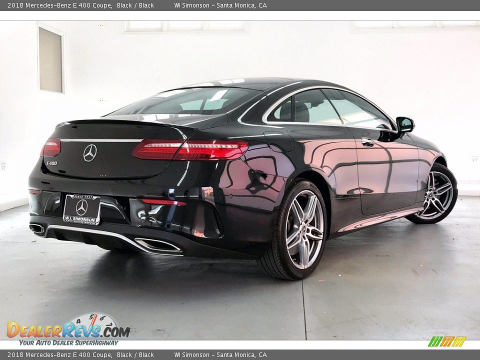 2018 Mercedes-Benz E 400 Coupe Black / Black Photo #13