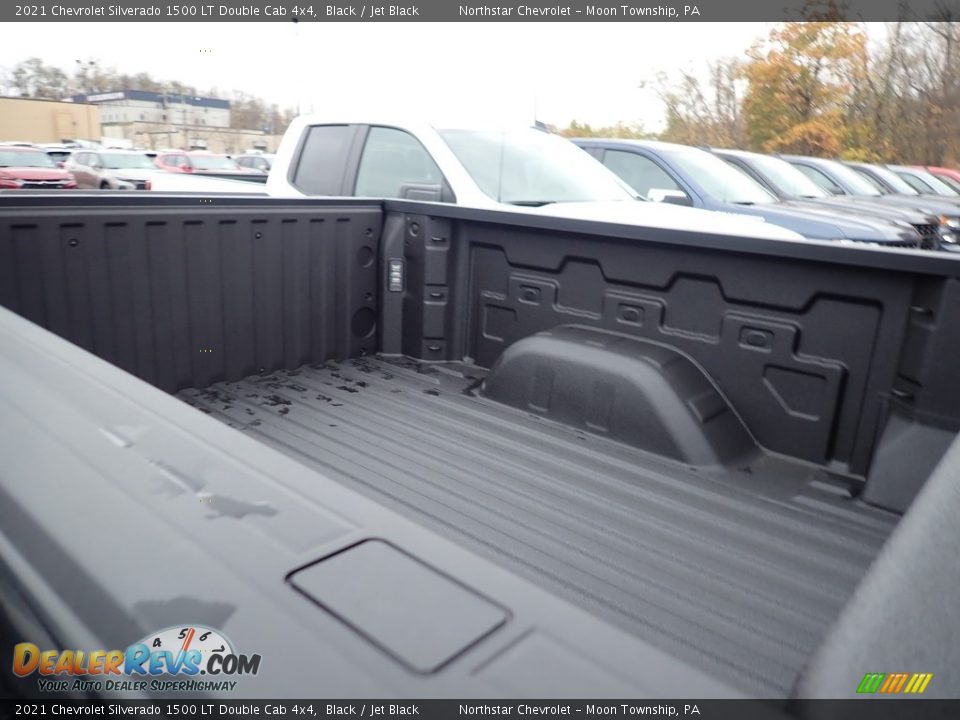 2021 Chevrolet Silverado 1500 LT Double Cab 4x4 Black / Jet Black Photo #12