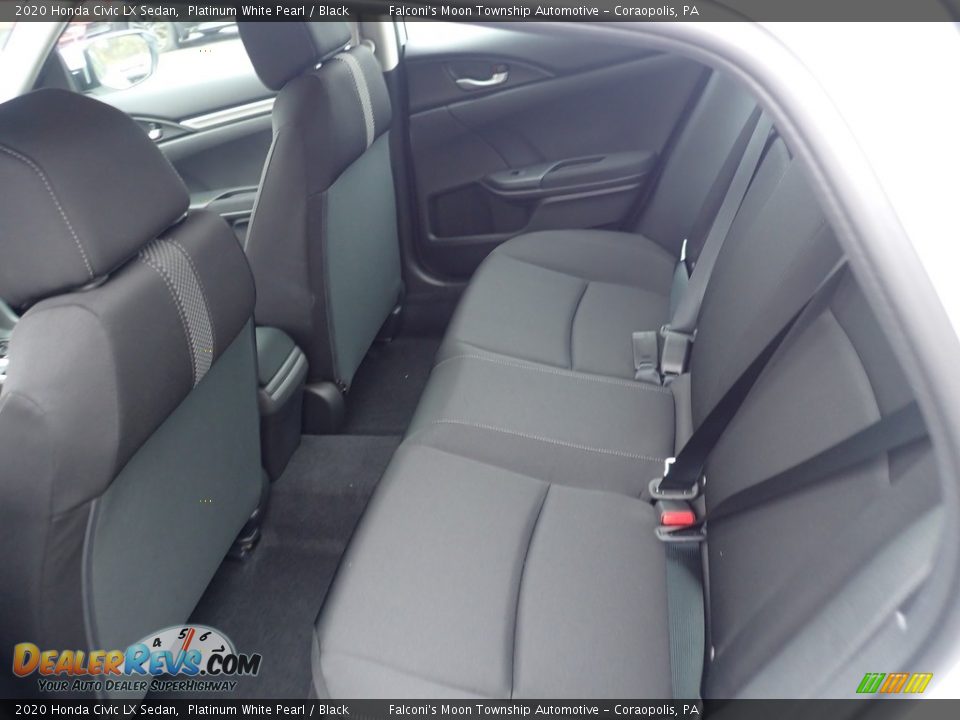 2020 Honda Civic LX Sedan Platinum White Pearl / Black Photo #9