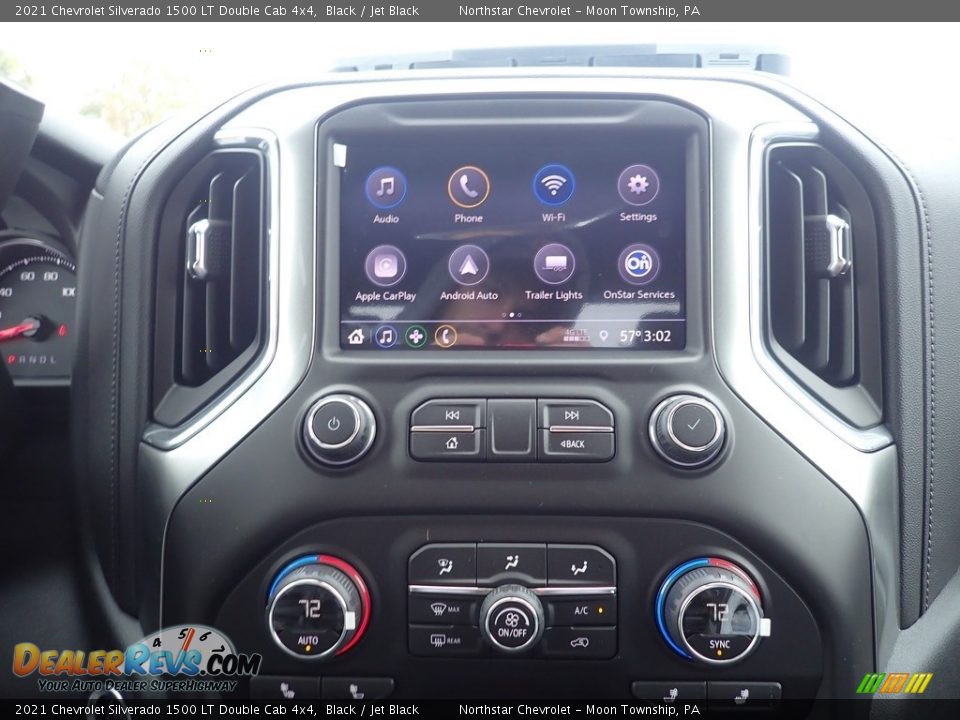 2021 Chevrolet Silverado 1500 LT Double Cab 4x4 Black / Jet Black Photo #18