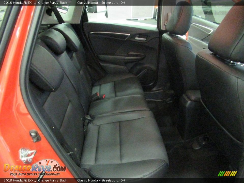 2018 Honda Fit EX-L Orange Fury / Black Photo #20