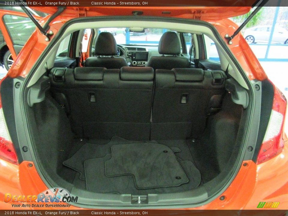 2018 Honda Fit EX-L Orange Fury / Black Photo #21