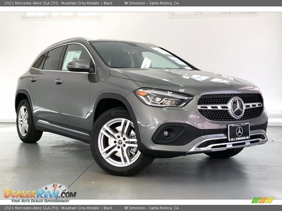 2021 Mercedes-Benz GLA 250 Mountain Grey Metallic / Black Photo #12