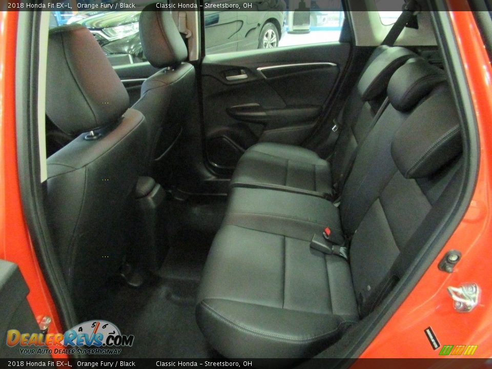 2018 Honda Fit EX-L Orange Fury / Black Photo #25
