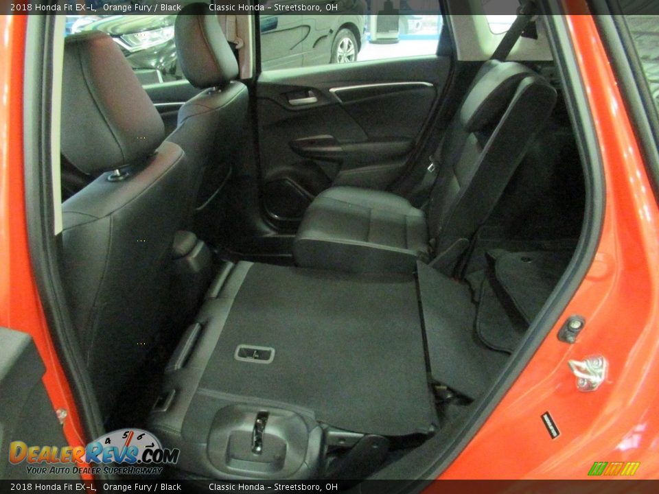 2018 Honda Fit EX-L Orange Fury / Black Photo #26