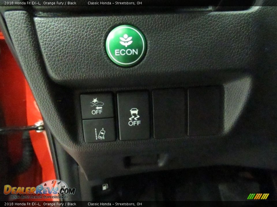 2018 Honda Fit EX-L Orange Fury / Black Photo #31