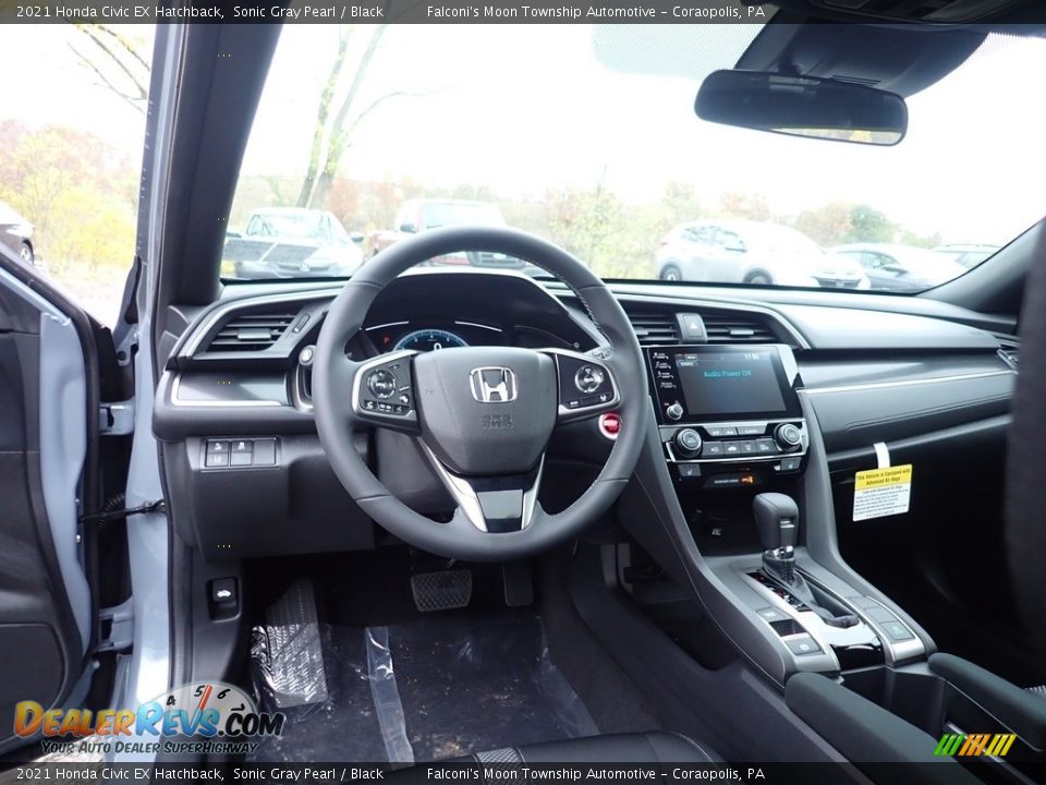 Dashboard of 2021 Honda Civic EX Hatchback Photo #10