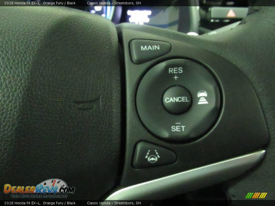 2018 Honda Fit EX-L Orange Fury / Black Photo #34