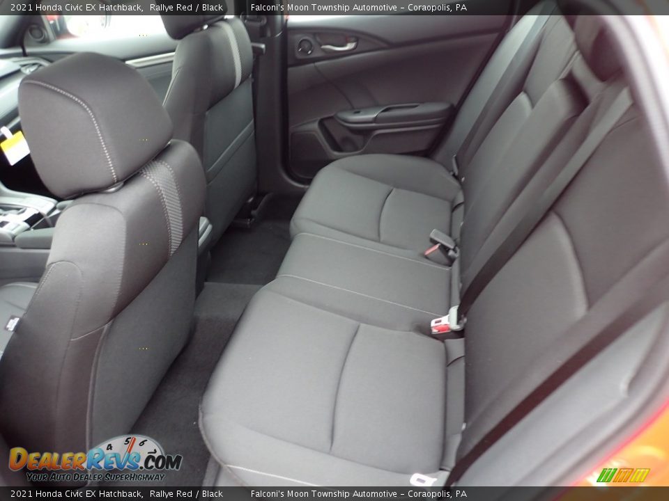 Rear Seat of 2021 Honda Civic EX Hatchback Photo #9
