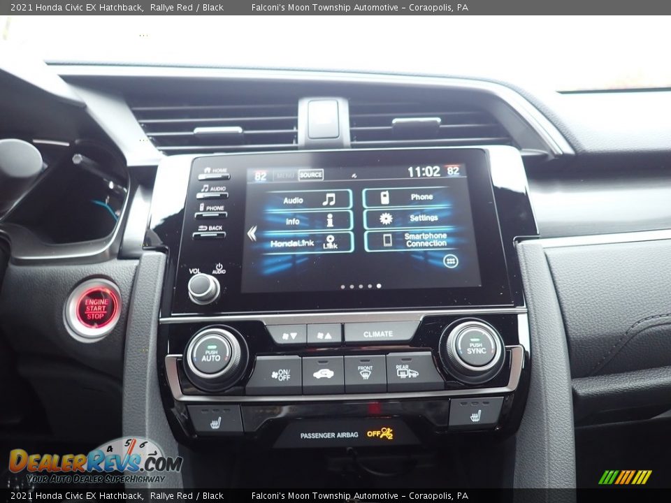 Controls of 2021 Honda Civic EX Hatchback Photo #14