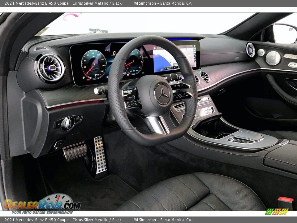 Black Interior - 2021 Mercedes-Benz E 450 Coupe Photo #4