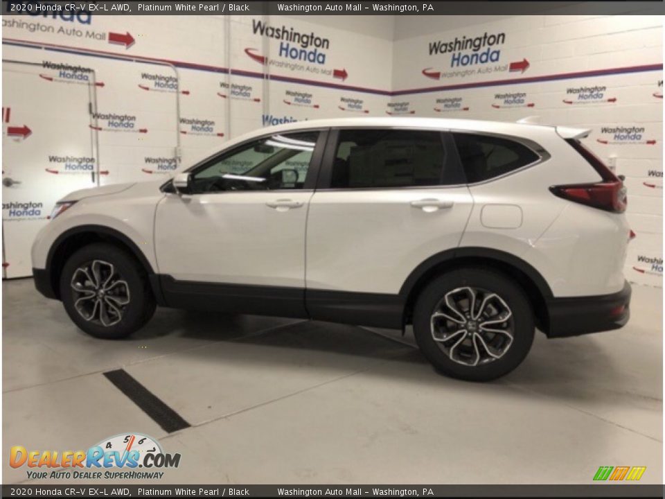 2020 Honda CR-V EX-L AWD Platinum White Pearl / Black Photo #2