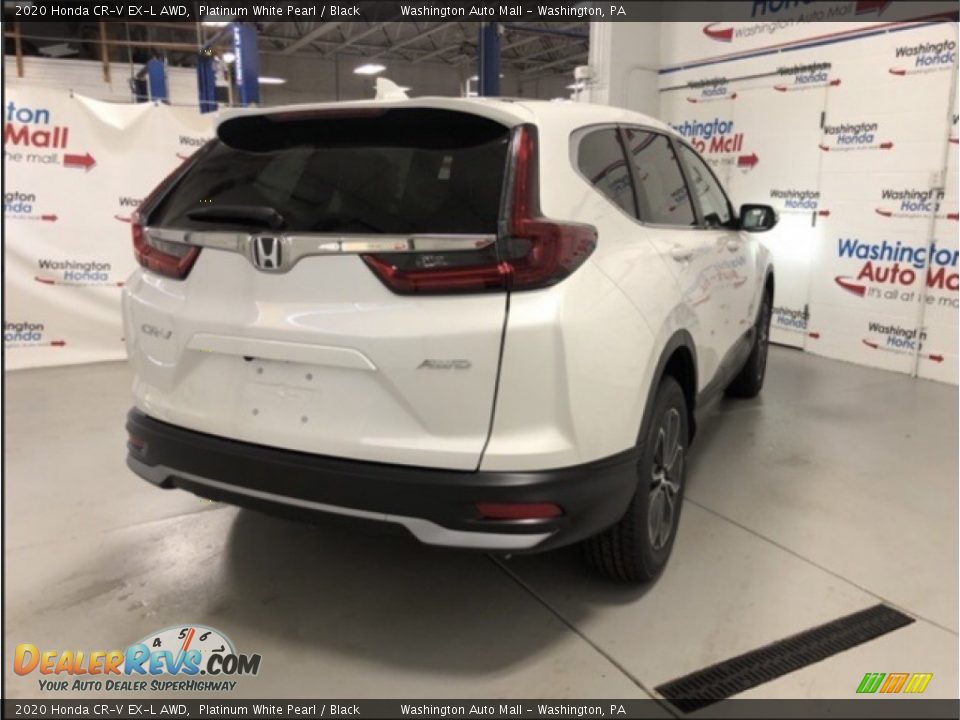 2020 Honda CR-V EX-L AWD Platinum White Pearl / Black Photo #3