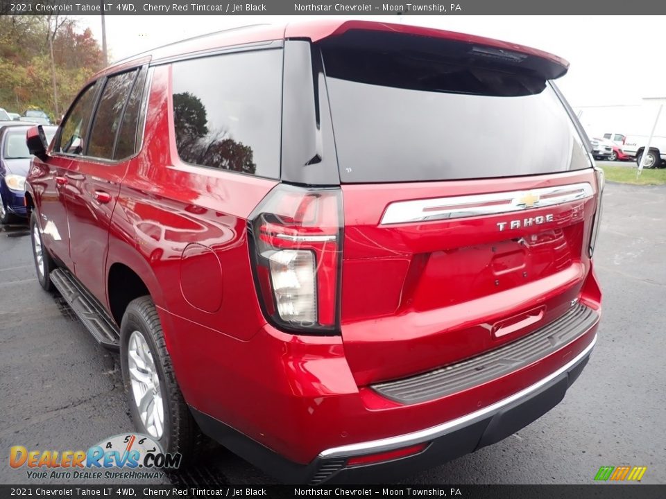 2021 Chevrolet Tahoe LT 4WD Cherry Red Tintcoat / Jet Black Photo #4
