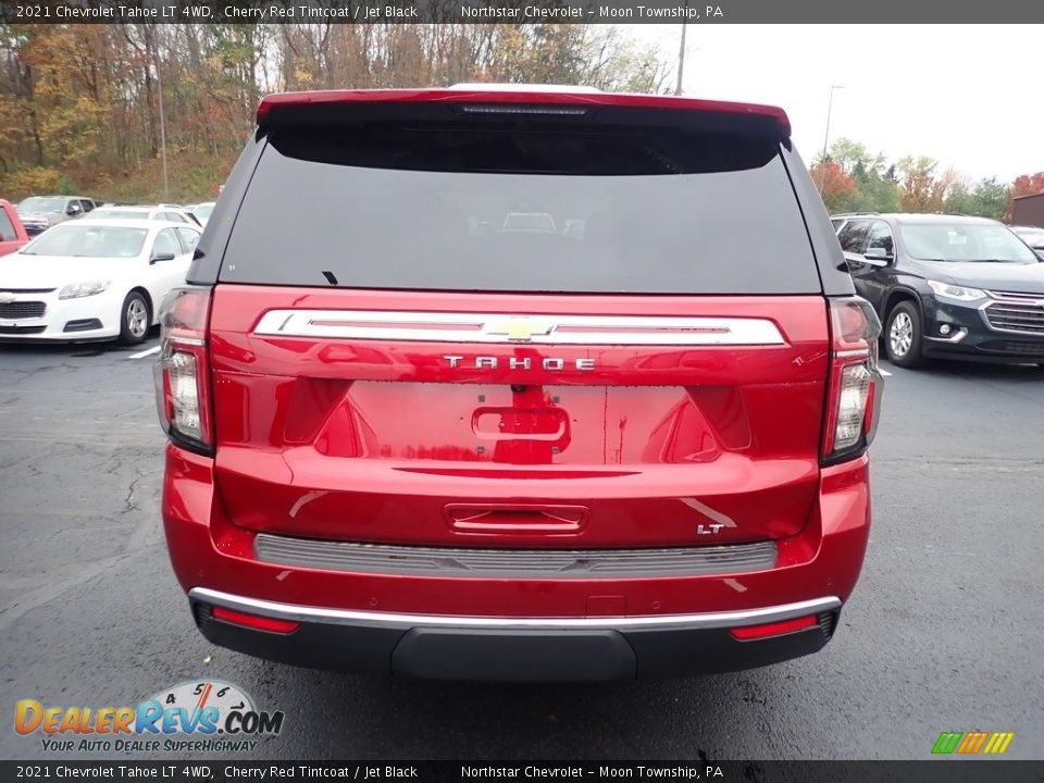 2021 Chevrolet Tahoe LT 4WD Cherry Red Tintcoat / Jet Black Photo #5