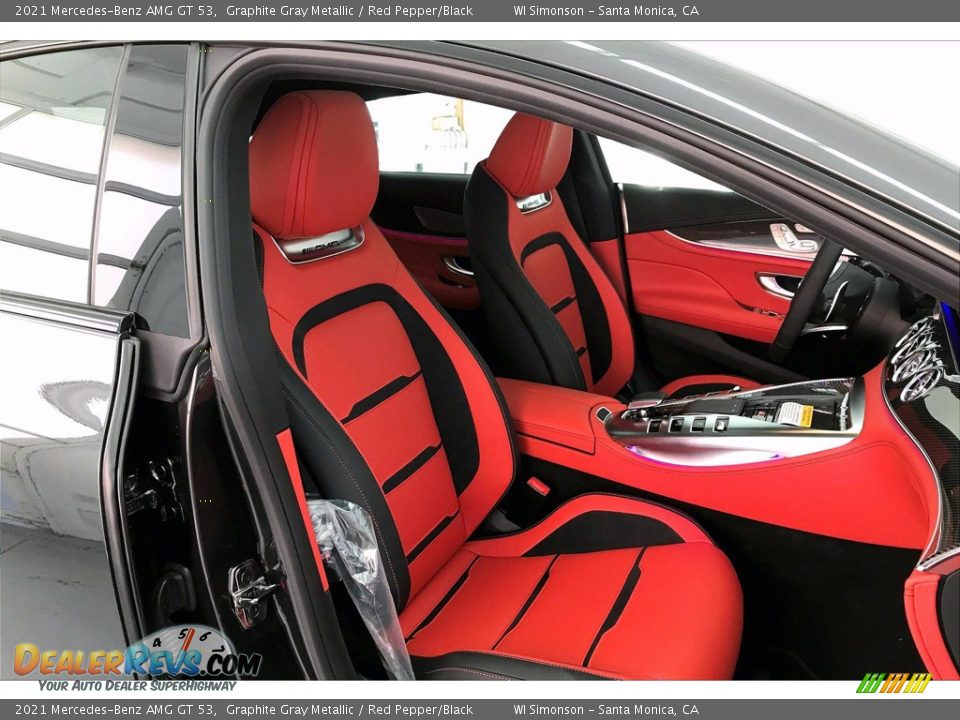 Red Pepper/Black Interior - 2021 Mercedes-Benz AMG GT 53 Photo #5