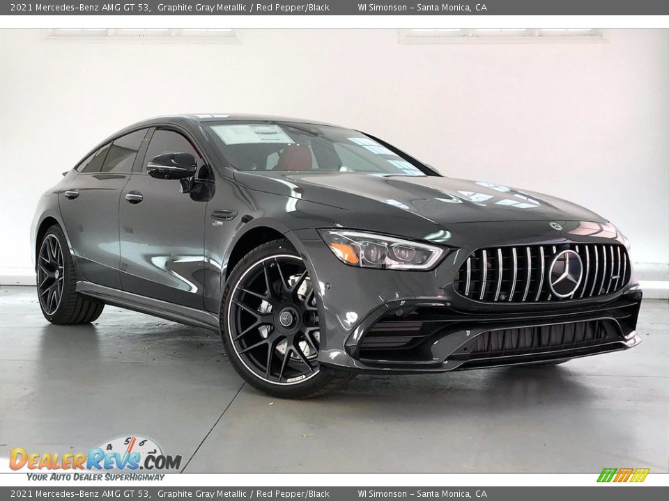 Front 3/4 View of 2021 Mercedes-Benz AMG GT 53 Photo #12