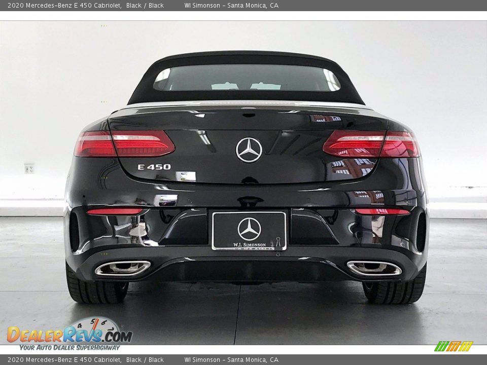 2020 Mercedes-Benz E 450 Cabriolet Black / Black Photo #3