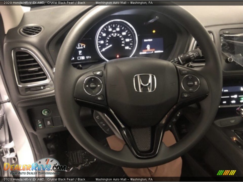 2020 Honda HR-V EX AWD Crystal Black Pearl / Black Photo #7