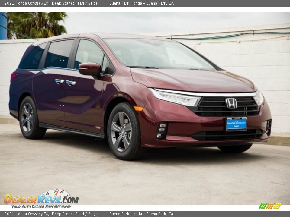 Front 3/4 View of 2021 Honda Odyssey EX Photo #1