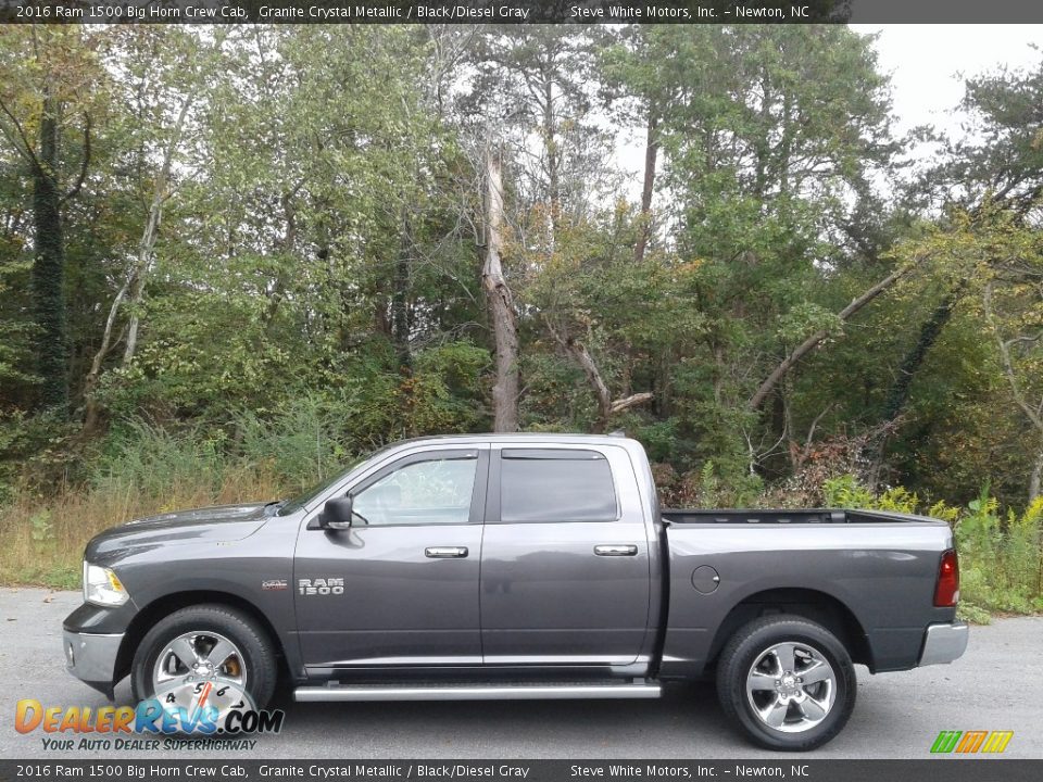 Granite Crystal Metallic 2016 Ram 1500 Big Horn Crew Cab Photo #1