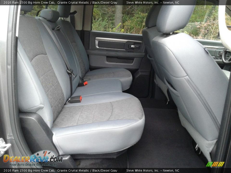 Front Seat of 2016 Ram 1500 Big Horn Crew Cab Photo #16