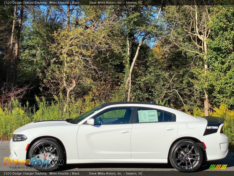 2020 Dodge Charger Daytona White Knuckle / Black Photo #1