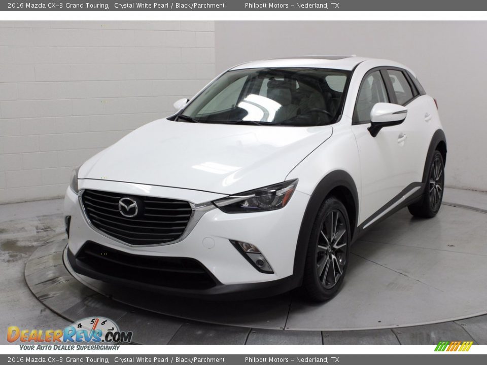 2016 Mazda CX-3 Grand Touring Crystal White Pearl / Black/Parchment Photo #4