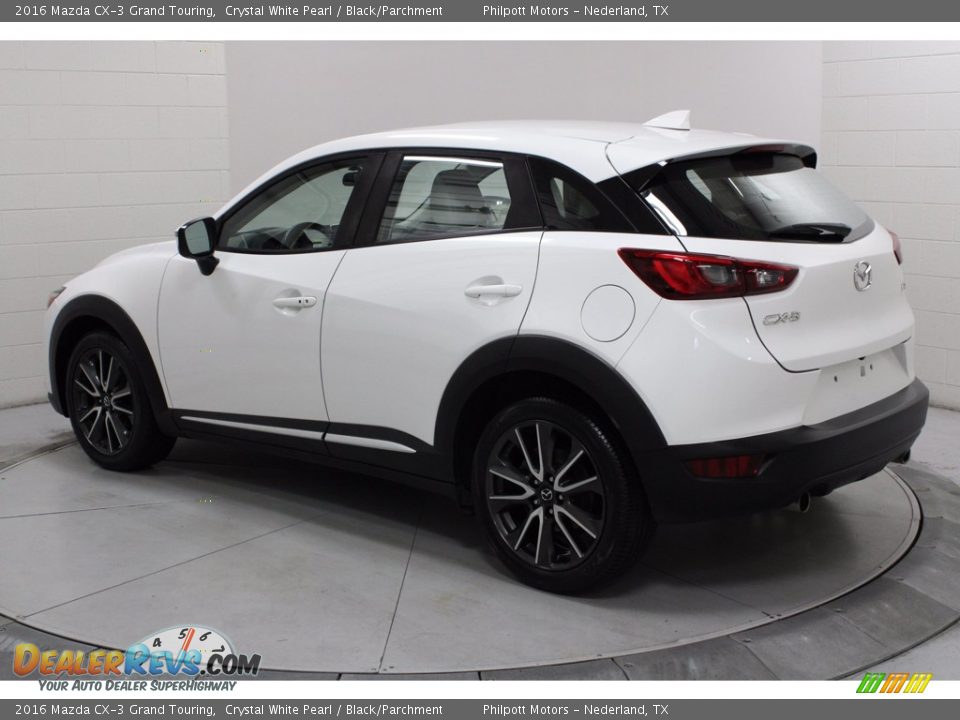 2016 Mazda CX-3 Grand Touring Crystal White Pearl / Black/Parchment Photo #7