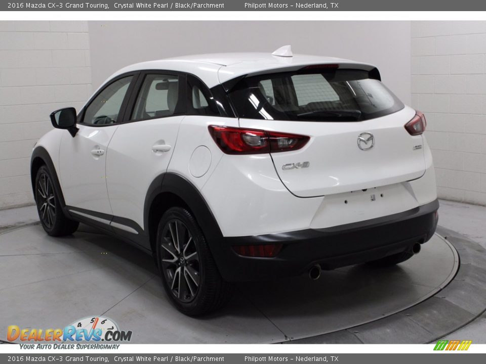 2016 Mazda CX-3 Grand Touring Crystal White Pearl / Black/Parchment Photo #8