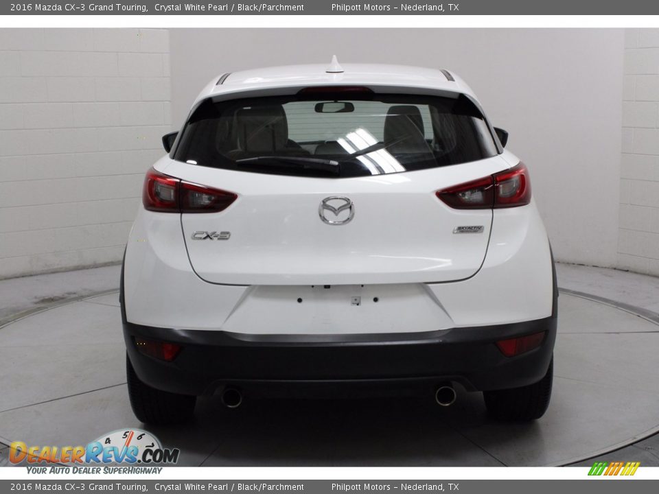 2016 Mazda CX-3 Grand Touring Crystal White Pearl / Black/Parchment Photo #9