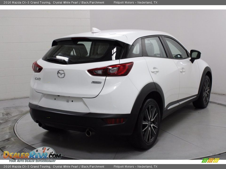 2016 Mazda CX-3 Grand Touring Crystal White Pearl / Black/Parchment Photo #10