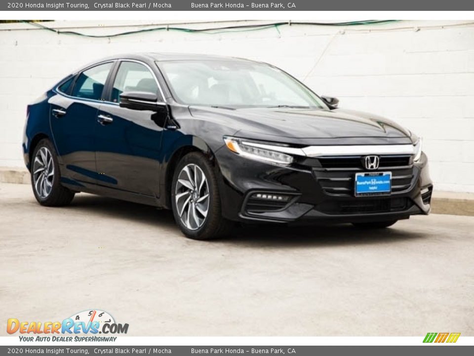 2020 Honda Insight Touring Crystal Black Pearl / Mocha Photo #1