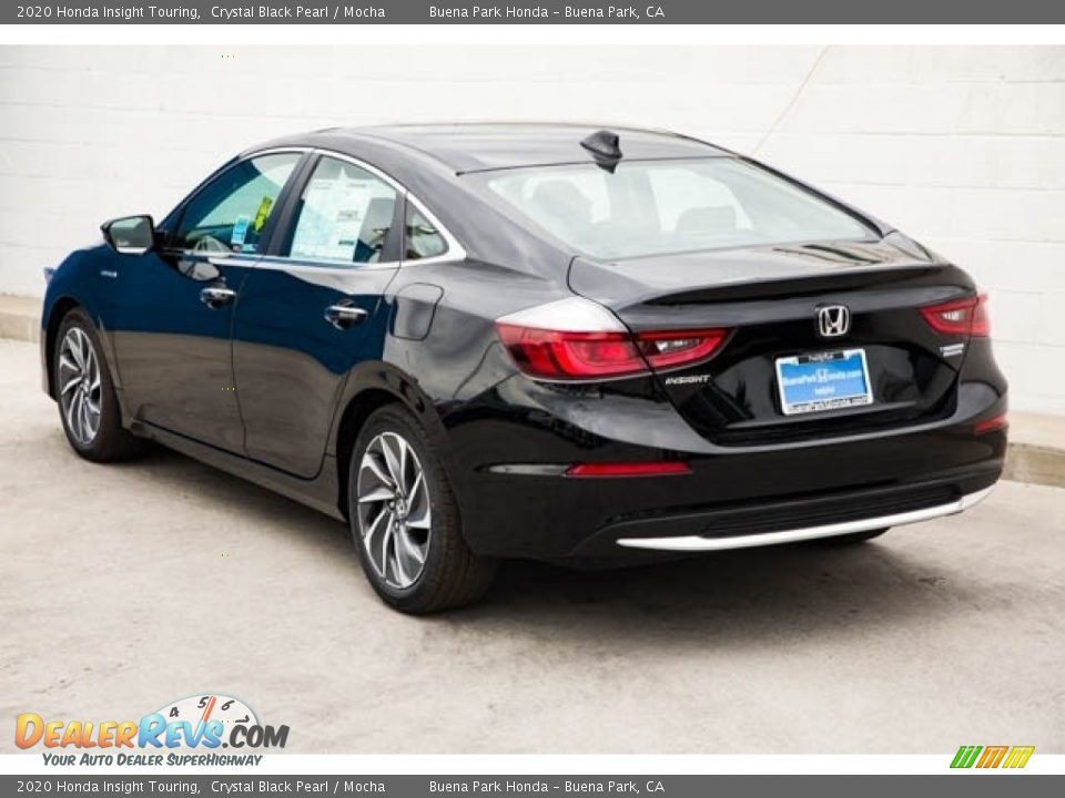 2020 Honda Insight Touring Crystal Black Pearl / Mocha Photo #2